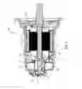 Fig. 06 - Spring post for brush card for a power tool