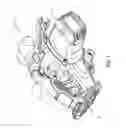 Fig. 07 - Spring post for brush card for a power tool