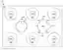 Fig. 01 - Maximizing surface area of surface mount contact pads of circuit board also having via contact pads