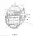 Fig. 03 - Attachment system for a helmet