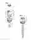 Fig. 02 - Bone anchoring device and tool cooperating with such a bone anchoring device