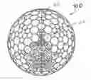 Fig. 01 - Dimple patterns with surface texture for golf balls