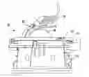 Fig. 01 - Table saw riving knife mounting arrangement