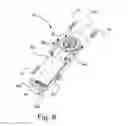 Fig. 10 - Steering device and articulated vehicle provided with steering device
