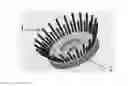 Fig. 01 - VERTICALLY ROTATING GROOMING ATTACHMENT BRUSH AND METHOD OF USE