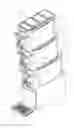 Fig. 01 - Adapter for offset stacking of beverage decanters