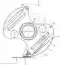 Fig. 01 - DEVICE AND METHOD FOR CUTTING THROUGH WORKPIECES OF MECHANICALLY BRITTLE AND NON-METALLIC MOVING AT A SPEED