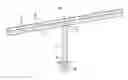 Fig. 01 - Tiltable beams for flat roof solar sensor structures