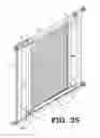 Fig. 25 - Mesh barrier assembly