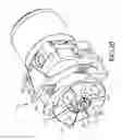 Fig. 12 - Face tooth hydraulic piston brake