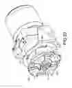 Fig. 15 - Face tooth hydraulic piston brake