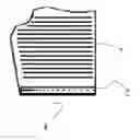 Fig. 01 - Optical waveguide with a reflective pattern for propagating a light beam