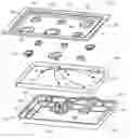 Fig. 01 - Combination EMI shield and mounting system for electronic controlled gas cooking
