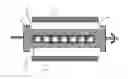 Fig. 01 - Use of rotating magnetic shielding system for a magnetic cooling device