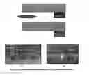Fig. 06 - Segmented strip design for a magnetostriction sensor (MsS) using amorphous material for long range inspection of defects and bends in pipes at high temperatures