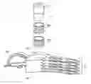 Fig. 01 - Actuator comb having a stepped inner bore