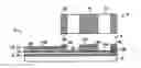 Fig. 01 - Transition structure between a rectangular coaxial microstructure and a cylindrical coaxial cable using step changes in center conductors thereof