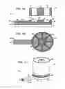 Fig. 02 - Transition structure between a rectangular coaxial microstructure and a cylindrical coaxial cable using step changes in center conductors thereof
