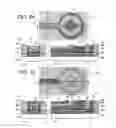 Fig. 12 - Transition structure between a rectangular coaxial microstructure and a cylindrical coaxial cable using step changes in center conductors thereof