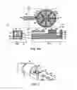 Fig. 13 - Transition structure between a rectangular coaxial microstructure and a cylindrical coaxial cable using step changes in center conductors thereof