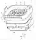 Fig. 01 - Electrical connector having a retainer