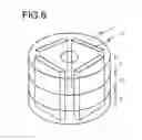 Fig. 07 - Permanent magnet electric motor having slits and projections to minimize irreversible demagnetization