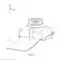 Fig. 09 - Dual shot strobe lens and flex and stiffener features of a camera