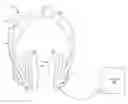 Fig. 01 - Passive headset with dynamically controlled LEDs