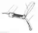 Fig. 01 - Cinch grip leash with locking positionable hand grip