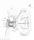 Fig. 02 - Poultry feed distribution system with feeding devices having rotatable attachment parts with drop tubes hingedly connected thereto