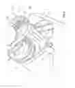 Fig. 07 - Poultry feed distribution system with feeding devices having rotatable attachment parts with drop tubes hingedly connected thereto