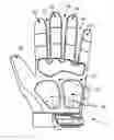 Fig. 01 - Glove having reinforced fingertips