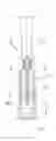 Fig. 01 - Applicator for applying a product to the eyelashes and/or eyebrows