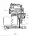 Fig. 03 - Food processing machine configured for omnibearing stirring