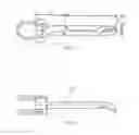 Fig. 12 - IRIS RETRACTOR FORCEPS