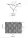 Fig. 03 - Nonwoven material having discrete three-dimensional deformations with wide base openings that are base bonded to additional layer