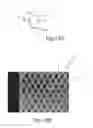 Fig. 20 - Nonwoven material having discrete three-dimensional deformations with wide base openings that are base bonded to additional layer