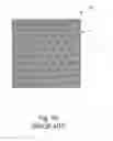 Fig. 31 - Nonwoven material having discrete three-dimensional deformations with wide base openings that are base bonded to additional layer