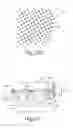 Fig. 29 - Nonwoven material having discrete three-dimensional deformations with wide base openings