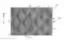 Fig. 01 - Nonwoven material having discrete three-dimensional deformations with wide base openings and specific fiber concentrations
