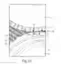Fig. 19 - Nonwoven Material Having Discrete Three-Dimensional Deformations Forming Protrusions Having A Varying Width And Wide Base Openings