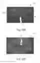 Fig. 13 - Nonwoven material having discrete three-dimensional deformations with differential opacity regions