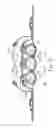 Fig. 38 - Absorbent articles with indicia and/or color