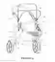Fig. 03 - Collapsible two seat perambulator