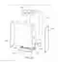 Fig. 12 - Method of packaging a free standing machine using a multi-component base structure