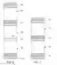 Fig. 06 - Container system with wall sections, end caps, and a roll supporting insert
