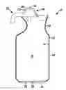 Fig. 01 - Device with closure including base with valve seat and support with valve member, penetrable portion and actuator