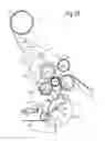 Fig. 23 - Rewinding machine and method for the production of rolls of web material