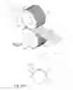 Fig. 21 - Apparatus having forming members with surface texture for making nonwoven material having discrete three-dimensional deformations with wide base openings