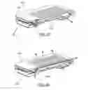 Fig. 14 - Appliance for drying laundry providing drying air recirculation and moisture condensation